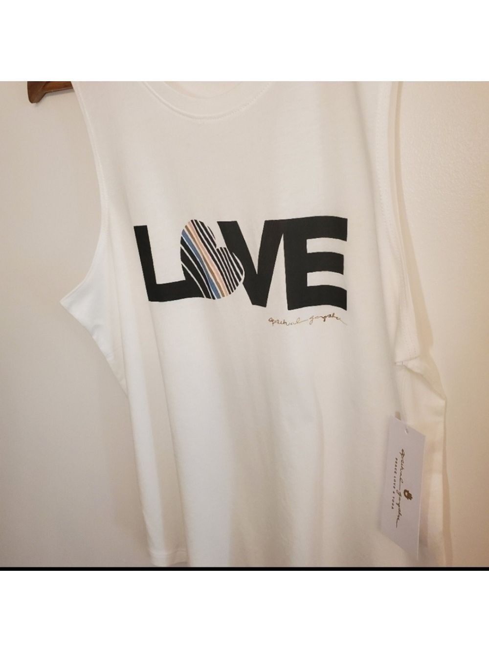 Spiritual Gangster LOVE Graphic Cotton Modal Muscle Tank Top Size Large - Picture 9 of 11